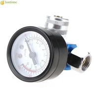 LONTIME Spray Paint Tool Regulator​, ​1/4 Inch​ ​Adjustable​ Air Pressure Regulator​, ​Pressure Gaug