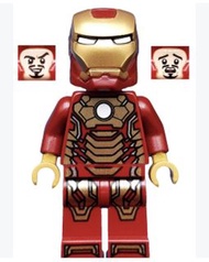@ LEGO (頭,頭盔有瑕疵) 76006 marvel 漫威 鋼鐵人 Mark 42 人偶 sh0065