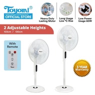 TOYOMI 16” 2-in-1 Adjustable Stand Fan FS 4088R