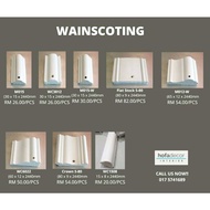 WAINSCOTING DIY | PVC PUTIH| Kayu Putih | FRAME