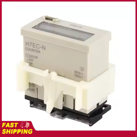 H7EC N Without Input Voltage Digital Electrical Counter Totalizer with 8-gigit LCD Display Counter T