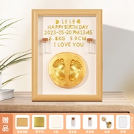 Handprint and Footprint Ink Pad Keepsake Photo Frame Newborn Gift Baby Souvenir