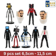 Free Shipping Skibidi Toilet Siren Head Figure Display Toy - 6Skibidi