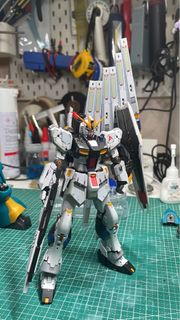 Rg Nu gundam，模型代工範例
