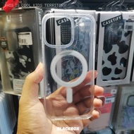 Mocome Max Magnetic Transparent Phone Casing for iP 13 Pro Max iP 14 Pro Max Clear