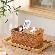 B & B Desk Hotel Storage Remote Control Handmade Napkin Tissue Box Paper Box Rattan Creative Househo