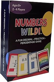 Math Magic Numbers Wild - Match Number or Color to be The First to get rid of All Your Cards! A Fun