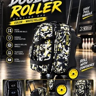 Bowling Bag - Xtech - Double Roller PREMIUM - WHITE/YELLOW - X Proshop - X Pro Shop - XPROSHOP