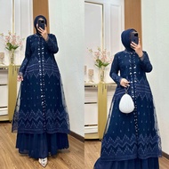 Dress Tile Hana/ Dress Tile Busui/ Gamis Tile/ Gamis Tile Busui/ Gamis Kondangan/ Gamis Pesta/ Gamis