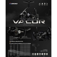 IROLY VALOR Power handle spinning fishing Reel
