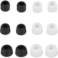 6 Pairs S/M/L Double Flange Tips Replacement Silicone Earbud Tips For Sennheiser IE80/60,CX300 CX400