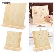 [Tooyful] Wooden Pegboard Display Stand, Retail Shelf, Key Chain Pegboard, Jewelry Display Stand Org