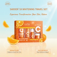 Vitamin C Whitening Full Travel Set, 93.9% Brightening 2 Weeks Result FDA Approved Facial Care Kit