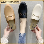 lok cloud bliss slipper lok ♗【LaLa】Korean Fashion trending simple design half shoes loafer women