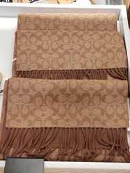 買2條95折 英國代購 英國直送 Coach logo Scarf Men or Women Cashmere Wool 羊毛 頸巾 圍巾 經典 返工 禮物 聖誕禮物 生日禮物 情人節 男女 適用 正