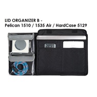 Lid Organizer for Pelican รุ่น 1510 / 1535 Air / กระเป๋า Hardcase 5129 - อุปกรณ์ติดบนฝากระเป๋า