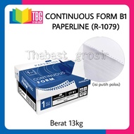 1 BOX CONTINUOUS FORM B1 PAPERLINE (R-1079) - CASH REGISTER INVOICE NOTE PAPER