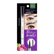 เบบี้ไบร์ท 3in1 ทรีโอสลิม อายไลเนอร์ มาสคาร่าคิ้ว / ตา 0.5ml+2g Baby Bright Trio Slim Lashbrow Cara 