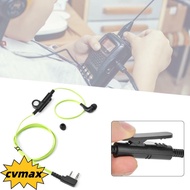 CYMX Earpiece, 2 Way ABS Earphone PTT Mic, Two Way Radio 2 Pin Walkie Talkie Earphones for Kenwood B