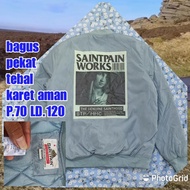 jaket works kerja casual bomber saintpain