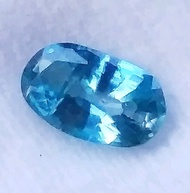 BATU PERMATA YAKUT BIRU NATURAL BLUE ZIRCON ORIGINAL ASLI ALAM FULL
