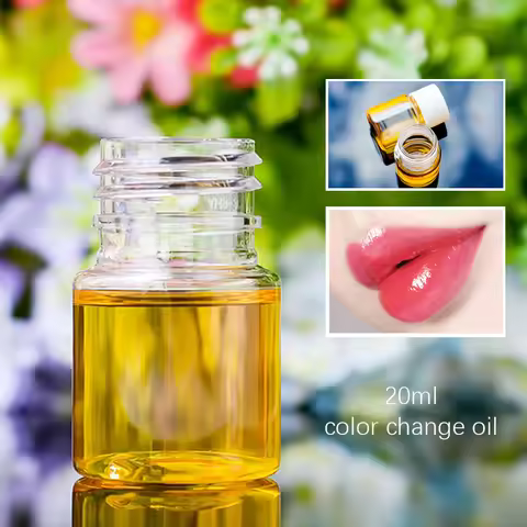 20ml DIY Color Changing Pigment Oil For Lip Gloss Diy Lipgloss Base Gel Mix Material Colour Change O