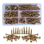 M4 flat head self-tapping screw combination kit cross screw self-tapping wood screw metal self-tappi