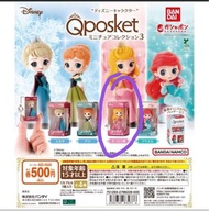迪士尼 Qposket 公主迷你收藏 3 睡公主扭蛋