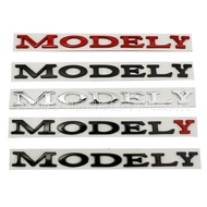 Suitable for Tesla Tesla Labeling Wordmark TESLA Car Label ModelY English Letter Label Front Cover D