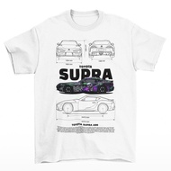 Tomoinc Men's Automotive Series T-Shirt - Supra A90 White