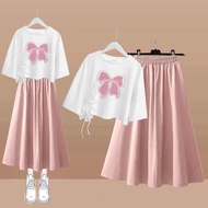 baju budak perempuan set baju hitam baby girl Sut musim panas 10 tahun versi Korea 12, 5, 6, 13 kana