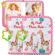 2 Pcs Soft Cloth Baby Photo Album Personalized Baby Photo Book Adorable My First Photo Book Holds 4x