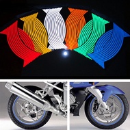 Motorcycle Stickers Wheel Sticker Reflective Rim Stripe Tape Bike Motorcycle Stickers For YAMAHA MT07 MT09 MT10 R1