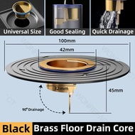 ท่อระบายน้ำที่พื้นทำจากทองเหลืองแกนระบายน้ำพื้นห้องน้ำขนาดใหญ่มีกันแมลงและกลิ่นติดตั้งอย่างรวดเร็วระ