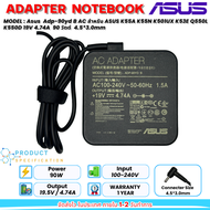 (ส่งฟรี ประกัน 1 ปี)Asus Adapter ของแท้ 19V/4.74A 90W หัวขนาด 4.5*3.0mm สายชาร์จ อะแดปเตอร์ (asus025