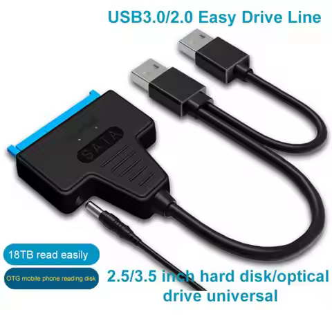 New USB SATA 3 Cable Sata To USB 3.0 Adapter UP To 6 Gbps Support 2.5Inch External SSD HDD Hard Driv