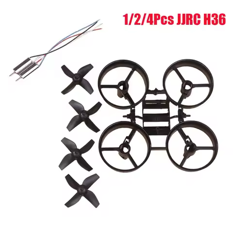 1/2/4Pcs JJRC H36 Eachine E010 Furibee F36 DIY Mini RC Drone 65mm Wheelbase Frame Kit W/ Propeller 4