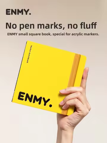 ENMY 300g/㎡ Acrylic Marker Drawing Notebooks Paper No Bleed Art Paper Cotton Fiber Watercolor Paper 