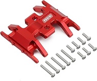 INJORA RC Skid Plate for 1/24 RC Crawler Axial SCX24 AXI90081 C10 Upgrades Parts,Accessories（Red）