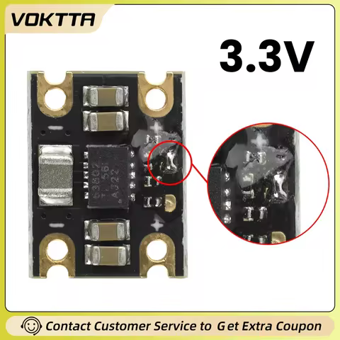 Tps63802 Mini Lithium Battery Step-up/down Module Converter 2A/1A 3.3/5V Step-up/Down Output Power S