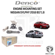 #DENCO#ENGINE MOUNTING SET NISSAN SYLPHY 2016 B17 1.8