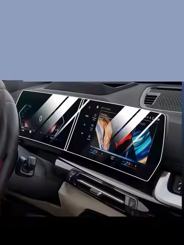 For BMW U10 U11 X1 IX1 2023 Car GPS navigation Protective film LCD Screen Tempered glass protector A