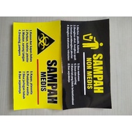Medical and Non-Medical Waste Stickers