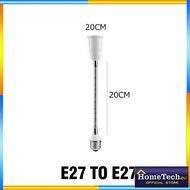 Plug To E27 Bulb Holder Flexible Extend E27 To E27 Light Lamp Holder power socket Bulb Extension Con