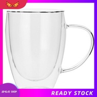 [ap4l43.] Glass Coffee Cups Double Walled Glass Coffee Mugs Glass Coffee Mugs 350ml