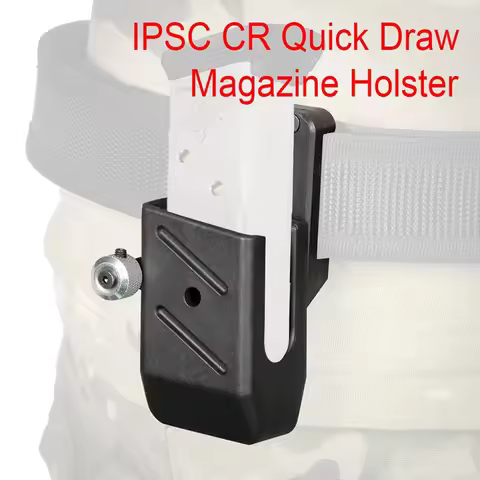 Tactical IPSC CR Quick Draw Magazine Holster Pouch for GL 17 M9 P226 9mm Left Right Handed Universal