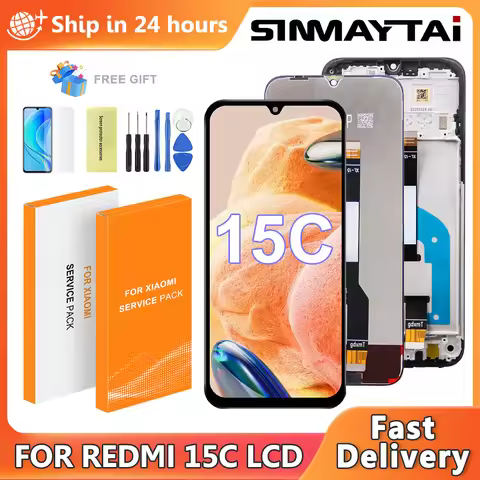 For Xiaomi Redmi 15C 4G 2508CRN2BC LCD Display Touch Screen Digitizer For Redmi 15C 5G Display Scree