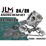 JLM HONDA EX5CLASS1 WAVE100 WAVE100R EX5 DREAM 2428 2327 RACING HEAD SET FULL SET 24MM 28MM