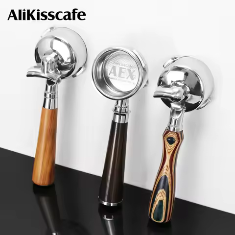 AliKisscafe 58MM Coffee Portafilter for Gaggia Classic Pro Baby Double Spout Kit Espresso Machine Ac