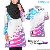 Active Wear Jersey Muslimah | Woman | White | XS-4XL |
